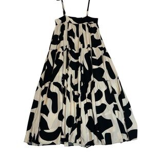 Anthropologie Abel the‎ Label Black and White Maxi Dress M *K0187